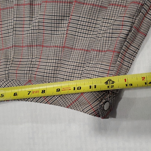 Divided Plaid Pleated school girl  Preppy  Micro Mini Skirt - Picture 4 of 8